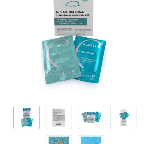NEW Malibu C Swimmers Hair Remedy + Reconstructors - Picture 4 of 6